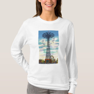 Steeplechase-Park-Fallschirmabsprungs-Tagesszene T-Shirt