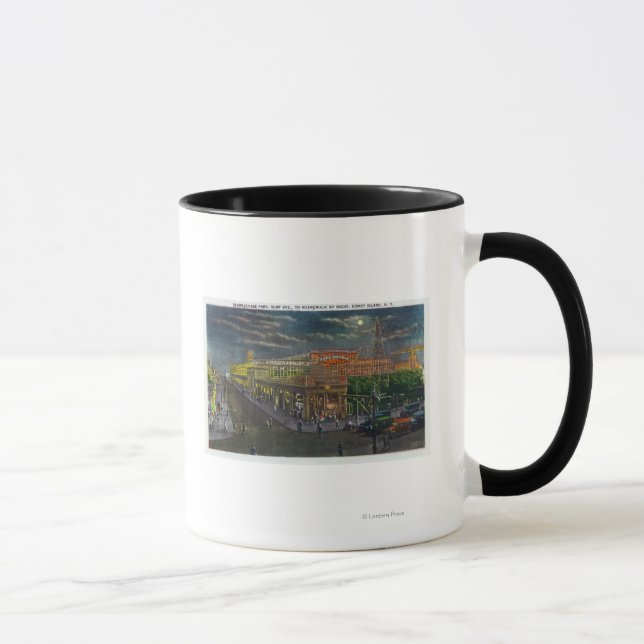 Steeplechase Park Surf Ave bis Broadway Tasse (Rechts)