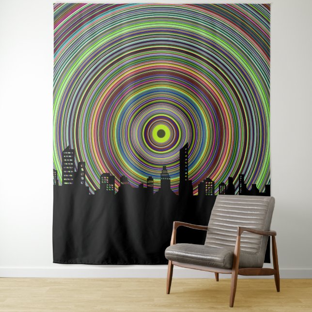 Steetscape Tapestry Wandteppich (Beispiel)