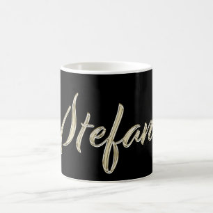 Stefan Name whitegold Tasse Teetasse Kaffeetasse