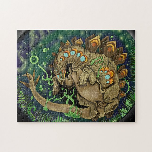 Stegosaurous Dinosaurier Art (Horizontal)