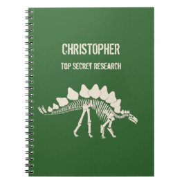 Stegosaurus Bones Dinosaur Dig Notizblock