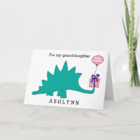 Stegosaurus Dinosaur Birthday Grandtochter