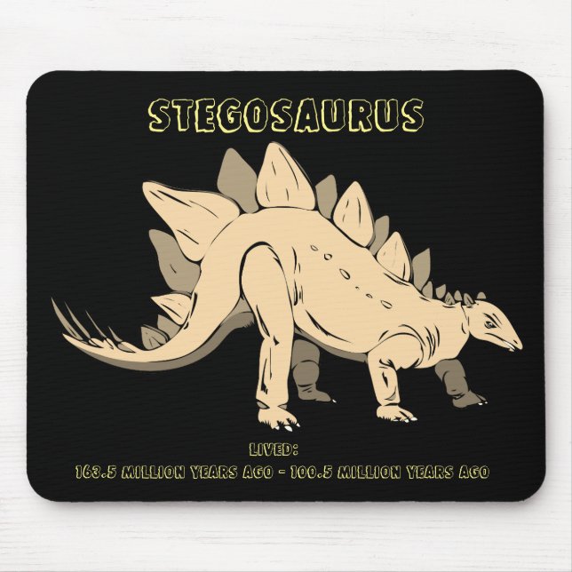Stegosaurus Dinosaur Mousepad (Vorne)