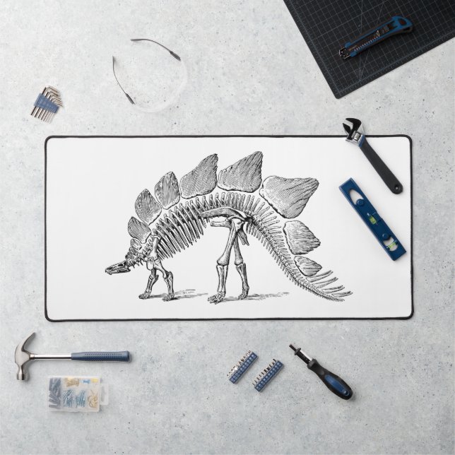 Stegosaurus Dinosaur Skeleton Fossil Schreibtischunterlage (Arbeitsplatz)