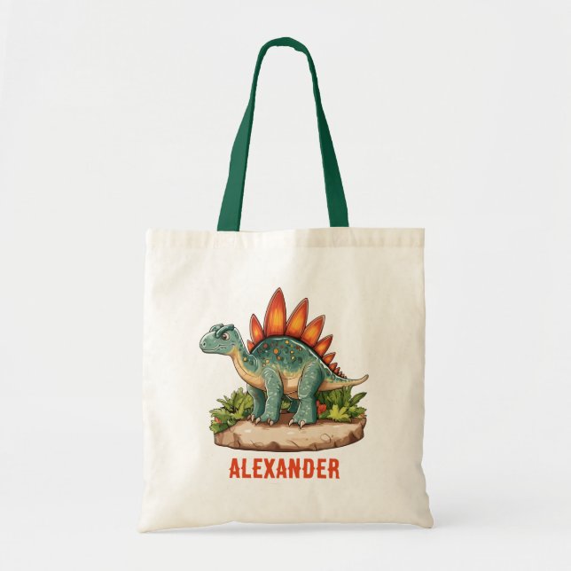 Stegosaurus Dinosaur Tragetasche (Vorne)