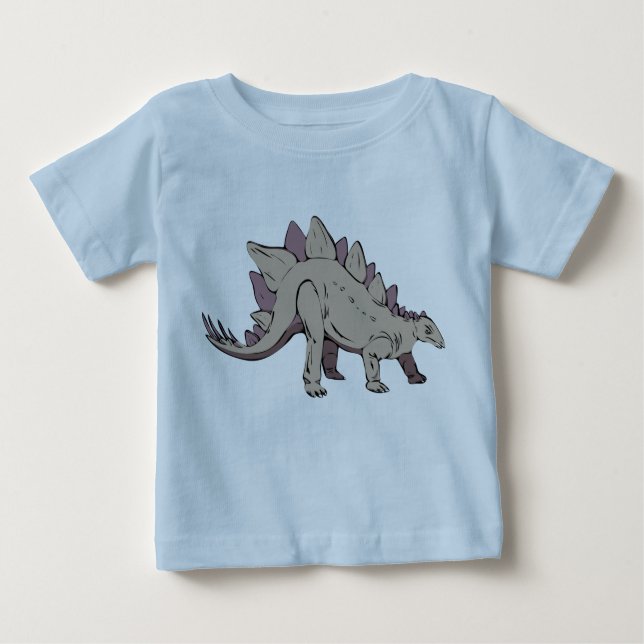 Stegosaurus dinosaurier antiker baby t-shirt (Vorderseite)