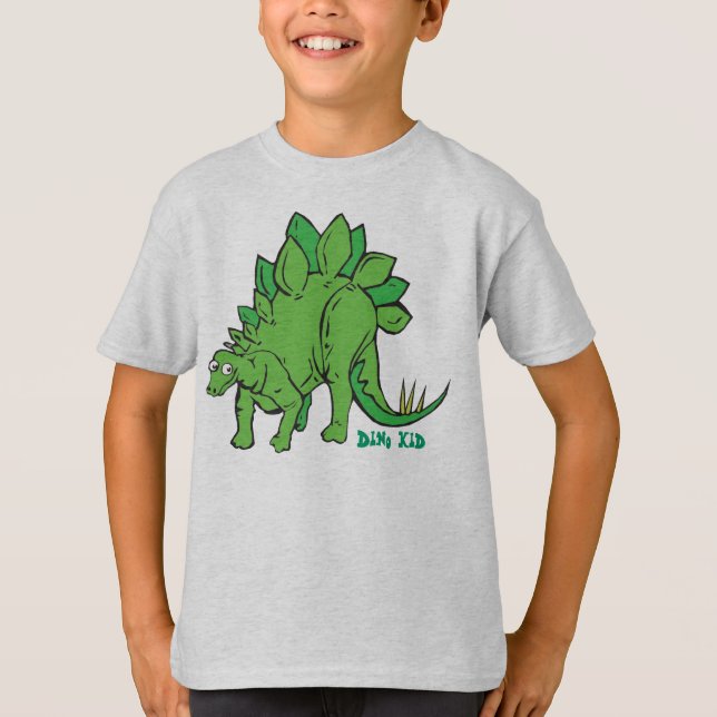 Stegosaurus-Dinosaurier T-Shirt (Vorderseite)