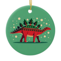 Stegosaurus Evergreen Freude Weihnachtsbaumschmuck