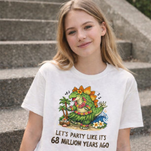 Stegosaurus Hula Tänzer T-Shirt
