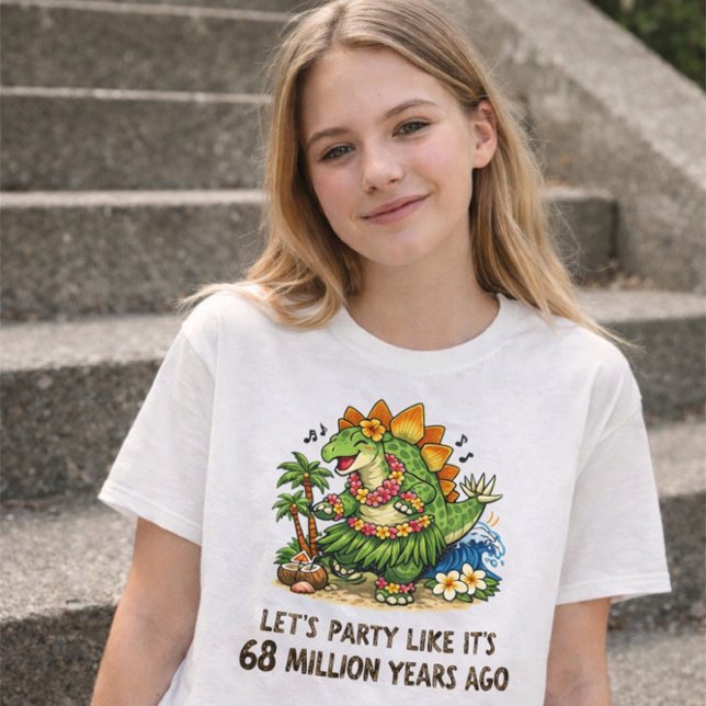 Stegosaurus Hula Tänzer T-Shirt (Von Creator hochgeladen)