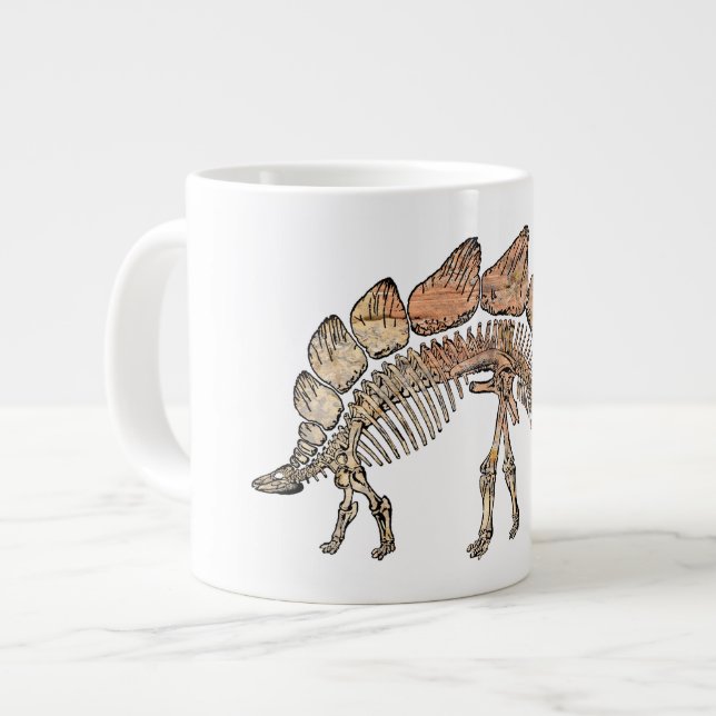 Stegosaurus Jumbo-Tasse (Vorderseite Links)