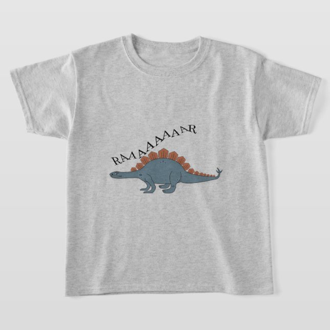 Stegosaurus - Kids' Basic T - Shirt (Ablage )