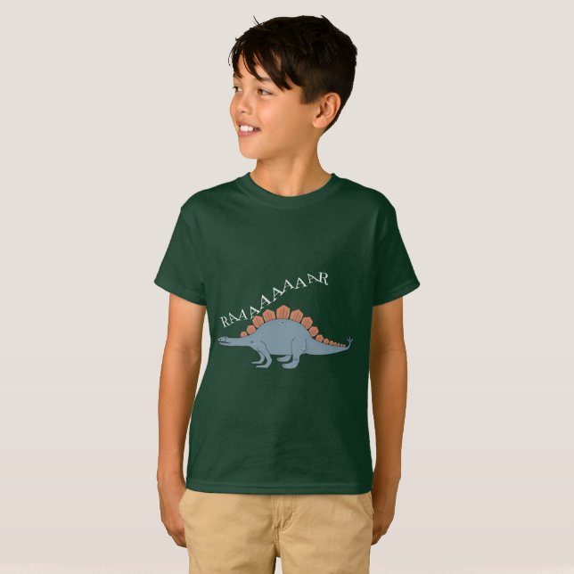 Stegosaurus - Kids' Basic T - Shirt (Vorne ganz)