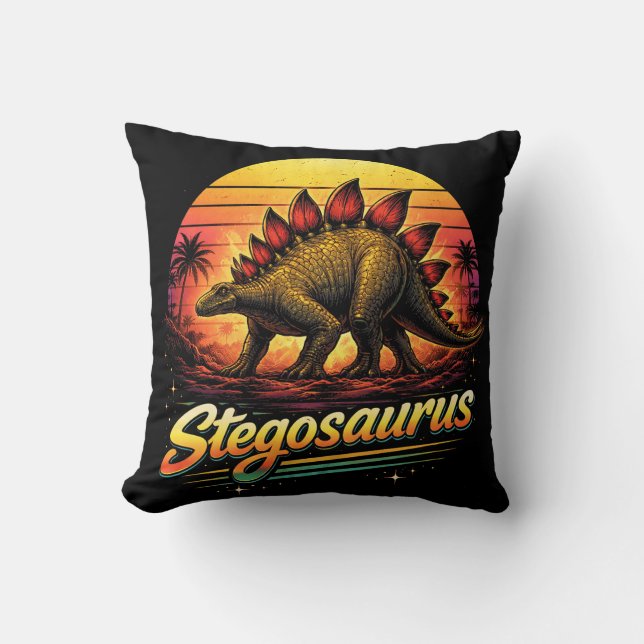 Stegosaurus Kissen (Vorderseite)