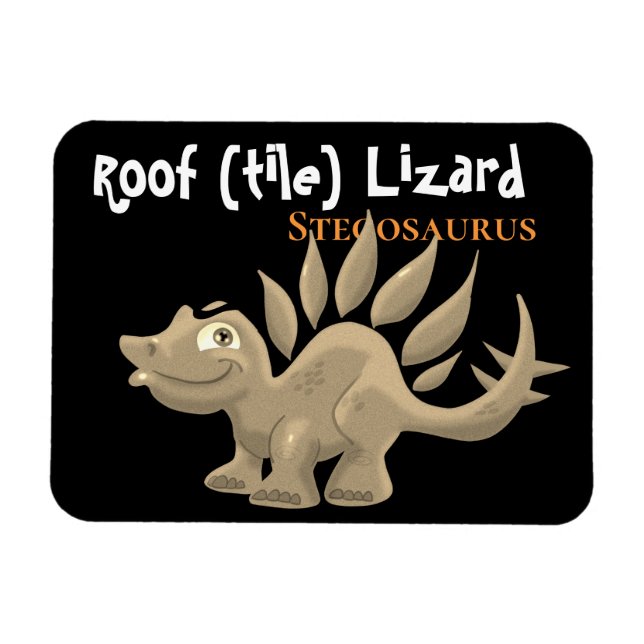 Stegosaurus Magnet (Horizontal)