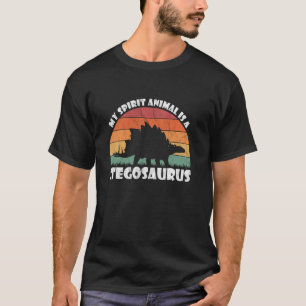 Stegosaurus Mein Seelentier - Dinosaurier Retro So T-Shirt