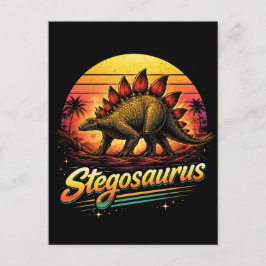 Stegosaurus Postkarte