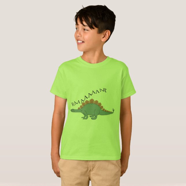 Stegosaurus - T-shirt de base pour enfants (Devant entier)