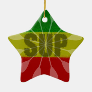 Steh auf Paddel, Paddelwirbel Keramik Ornament
