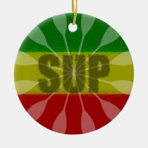 Steh auf Paddel, Paddelwirbel Keramik Ornament