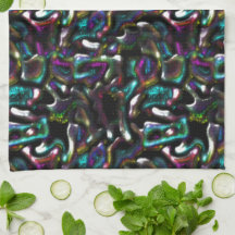 Steh aus farbigen und verdrillten metallischen For