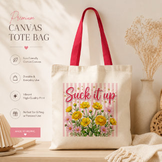 Steh Drüber Floral Cute Pink Einkaufstasche