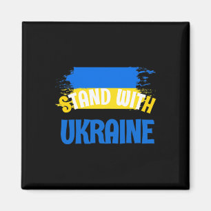 Steh für die Ukraine Anstecknadel - Ich unterstütz Magnet