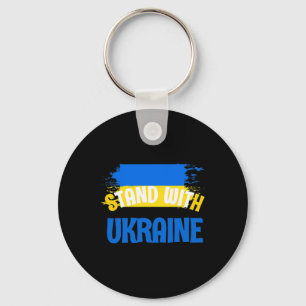 Steh für die Ukraine Anstecknadel - Ich unterstütz Schlüsselanhänger