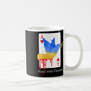 Steh mit der Ukraine Ace Of War Support Tee Kaffeetasse