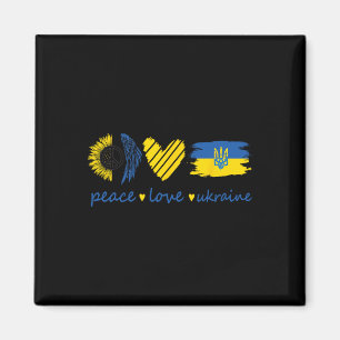 Steh mit der ukrainischen Friedensliebe Ukraine So Magnet
