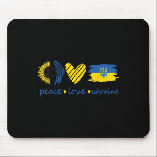 Steh mit der ukrainischen Friedensliebe Ukraine So Mousepad