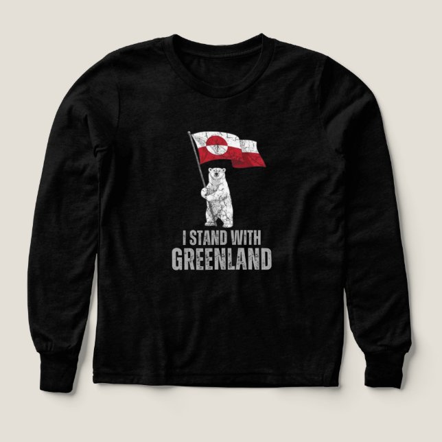 Steh-mit-Grönland-Shirt (Design Vorderseite)