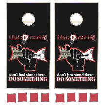 "Steh nicht einfach nur da" Cornhole Set