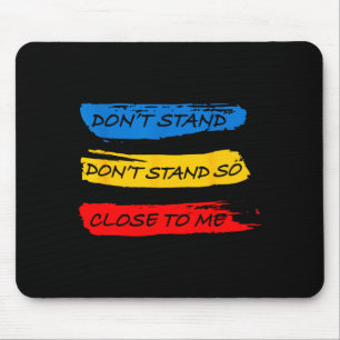 Steh nicht so nah bei mir - Home-Quarantäne-Virus Mousepad