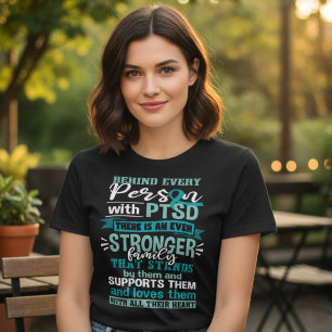 Steh zusammen mit jemandem, der mit PTBS durch die Tri-Blend Shirt
