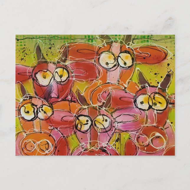"Stehe noch Mädchen!" Postkarte (Vorderseite)