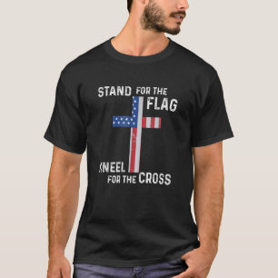 stehen für die Fahne der Cross Faith US Pa T-Shirt