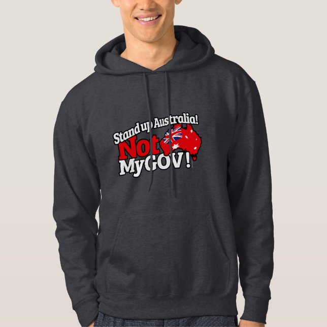 Stehen Sie auf Australien! Hoodie (Vorderseite)