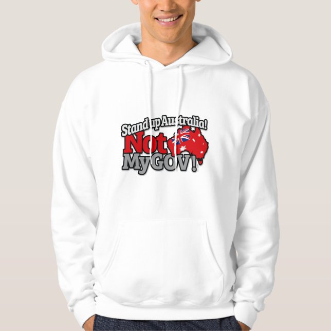 Stehen Sie auf Australien! Hoodie (Vorderseite)