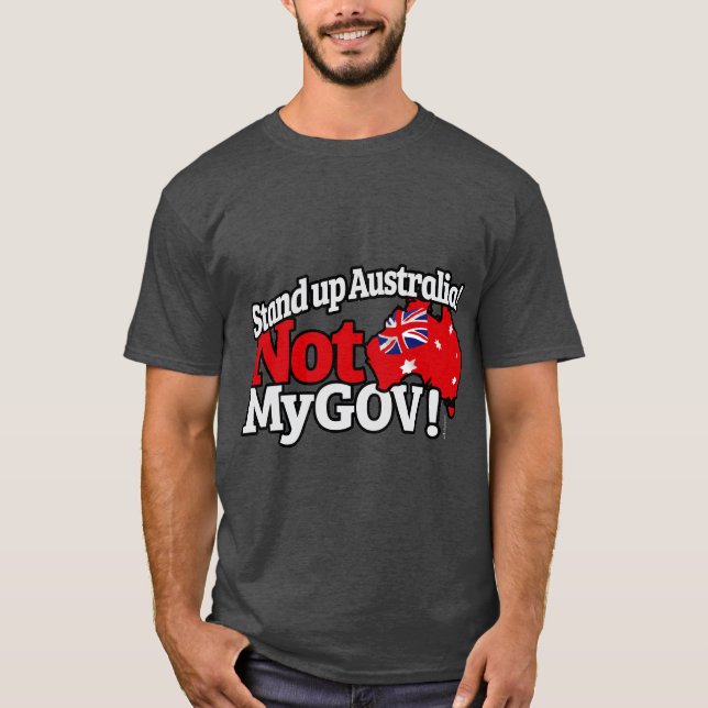 Stehen Sie auf Australien! T-Shirt (Vorderseite)