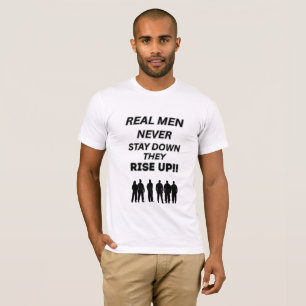 STEHEN SIE AUFRECHT WEIß SCHWARZ MOTIVIERENDE GRAP T-Shirt