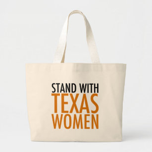 Stehen Sie bei Texas Women Jumbo Stoffbeutel