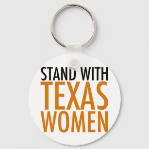 Stehen Sie bei Texas Women Schlüsselanhänger