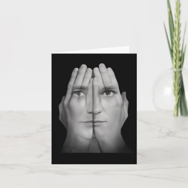 Stehen Sie gegen Nick Fuentes' Hate Sticker Karte (Vorderseite)