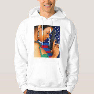 Stehen Sie groß und fest für Freiheit! Hoodie