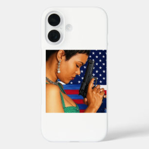 Stehen Sie groß und fest für Freiheit! iPhone 16 Hülle