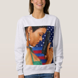 Stehen Sie groß und fest für Freiheit! Sweatshirt