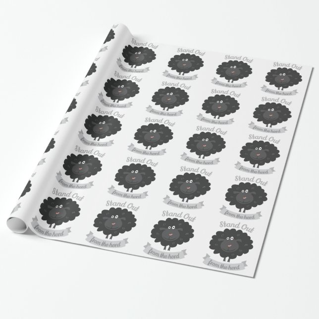 Stehen Sie heraus Geschenkpapier (Ungerollt)