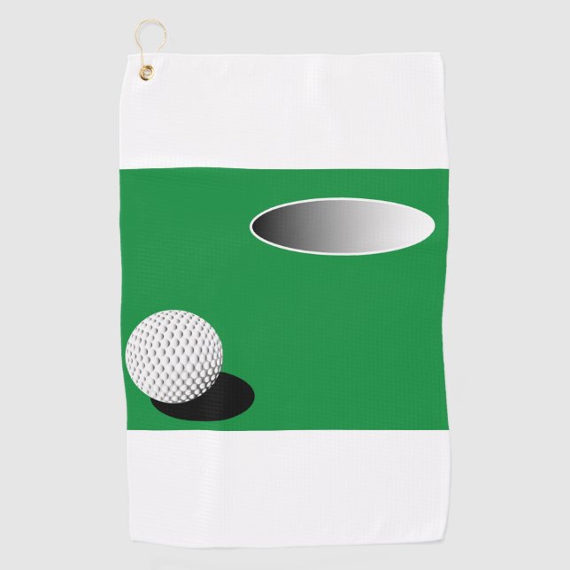 STEHEN SIE IN DEN HAUSE GOLFHANDTUCH (Vorderseite)
